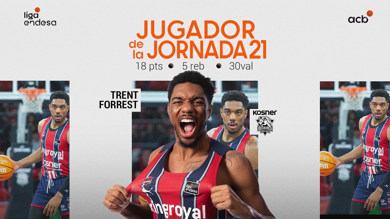 TRENT FORREST, Jugador de la Jornada 21 | Liga Endesa 2025-26