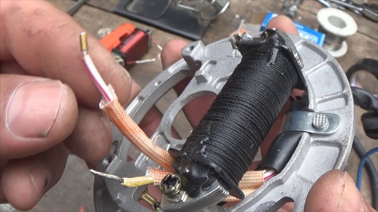 Como Potenciar el Estator de tu Moto Suzuki Ax100 Cap#4