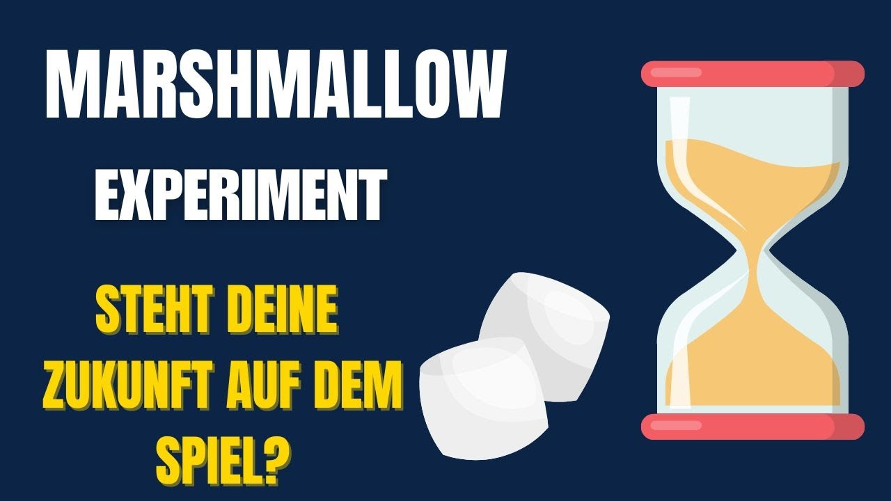 Der Marshmallow-Test 🍬 Das Experiment, das deine Selbstkontrolle zeigt