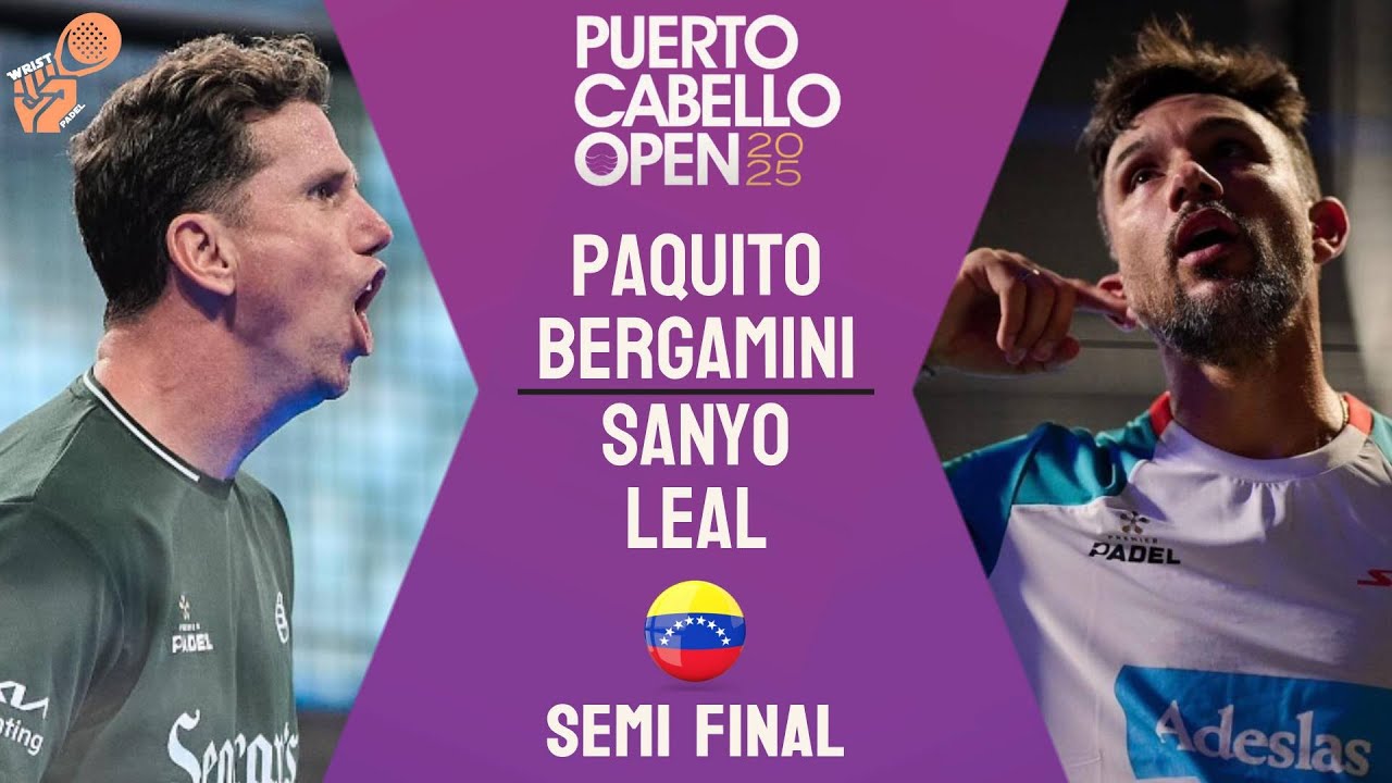 PUNTOS INCREÍBLES⚡- PAQUITO & BERGA VS SANYO & LEAL - PUERTO CABELLO OPEN 2025 - SEMIS - HIGHLIGHTS