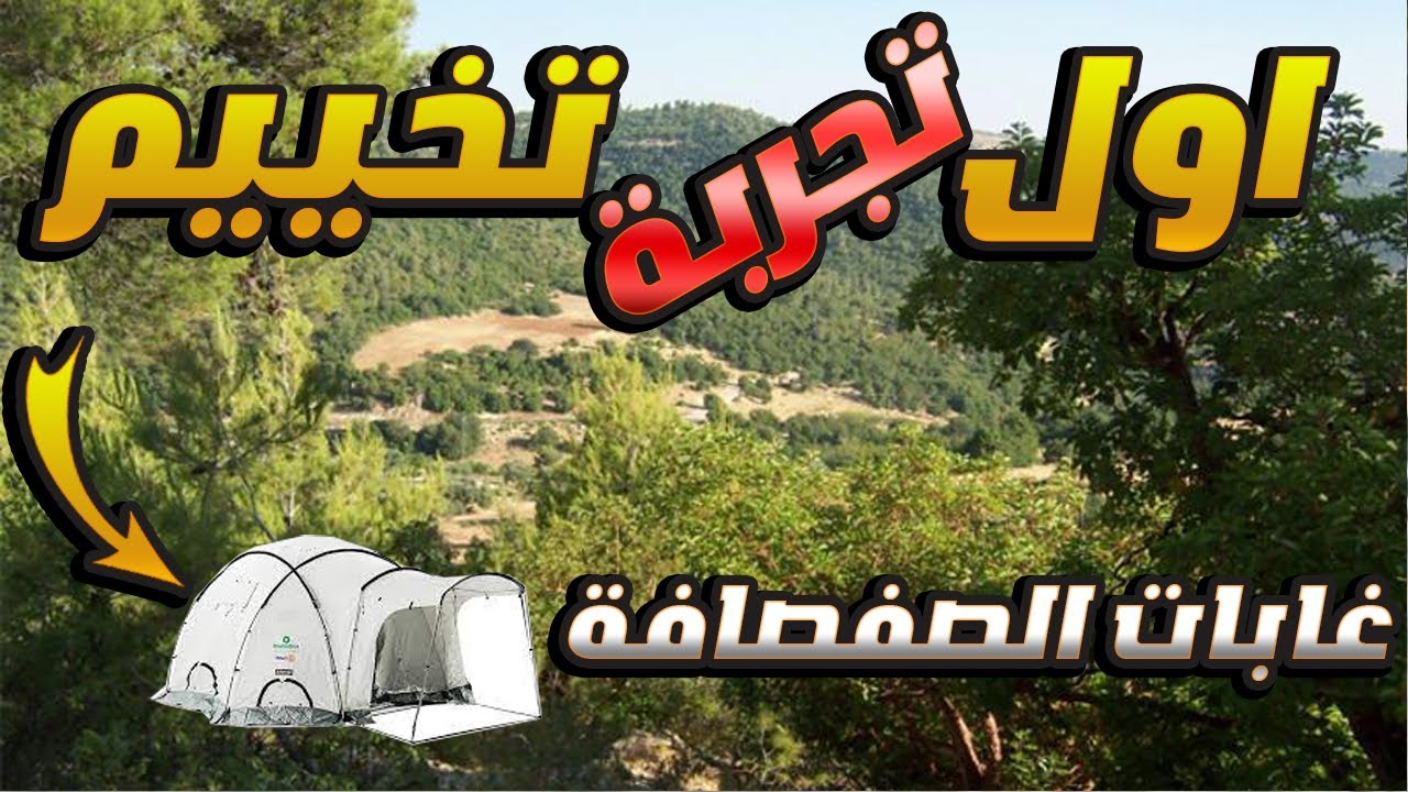 تتخيم في الاردن مدينة عجلون | غابات الصفصافة 🔥🔥🔥