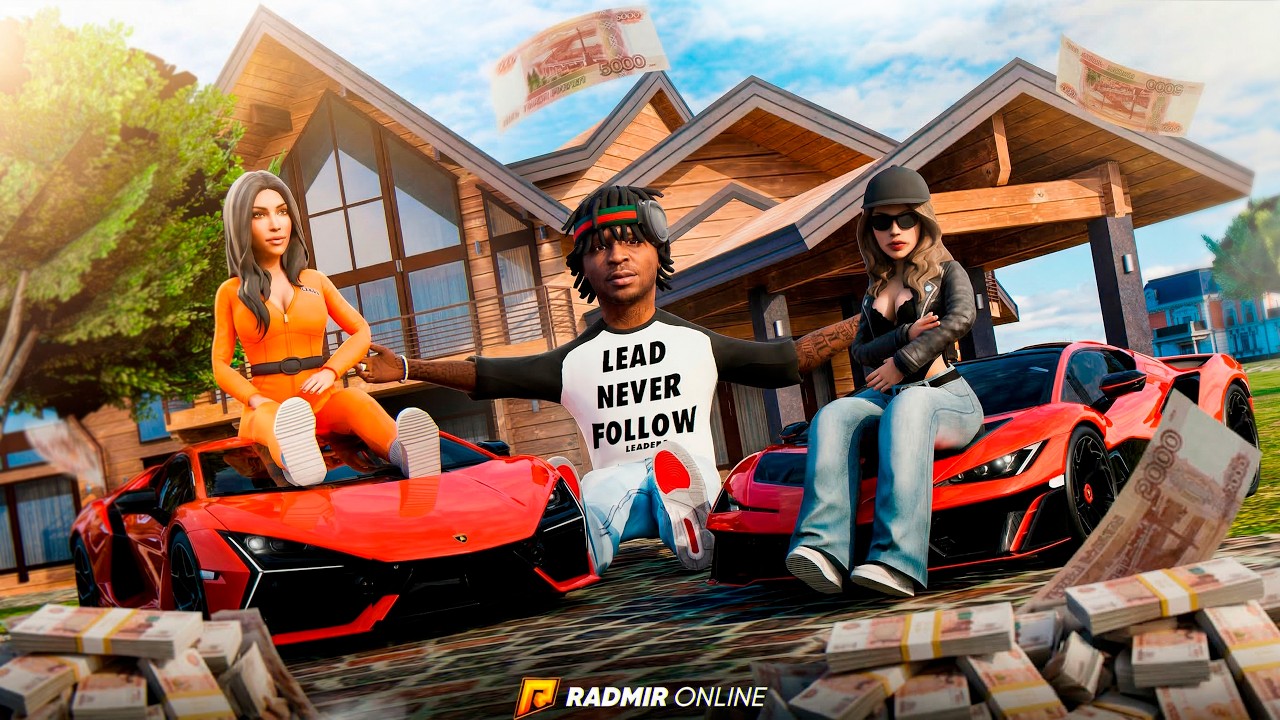 ПУТЬ БОМЖА #73! ПОДНЯЛ 100 МИЛЛИОНОВ ЗА 1 ДЕНЬ  В GTA RADMIR / HASSLE ONLINE!!!
