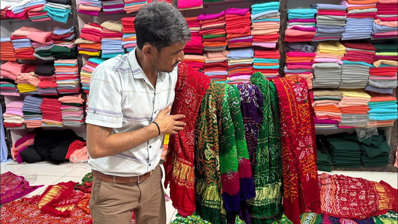 માલધારી સમાજ તેમજ આહીર ટેડિસ્નલ પેરવાસ ગજી કાપડ બાંધણી #krishnaarjun 