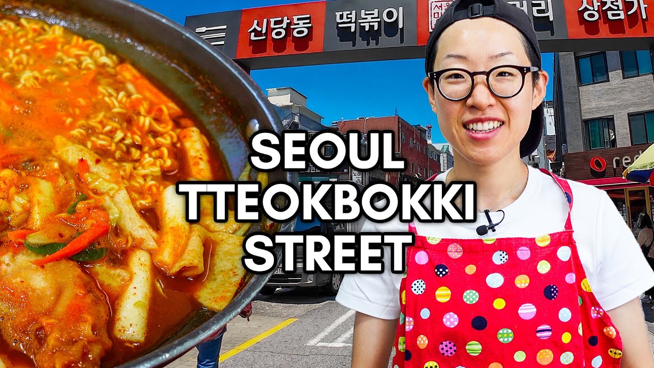Eating the Original Tteokbokki in Seoul 🇰🇷 Random Subway Trip #10