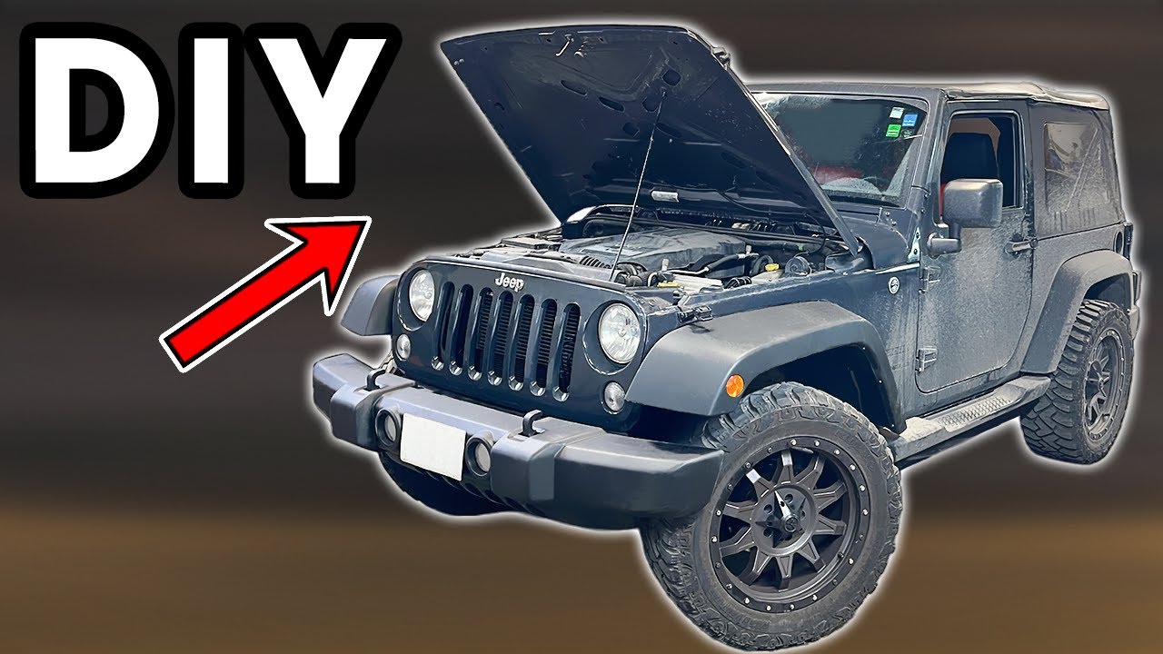 How To Open And Close The Hood - Jeep Wrangler [2007-2017]