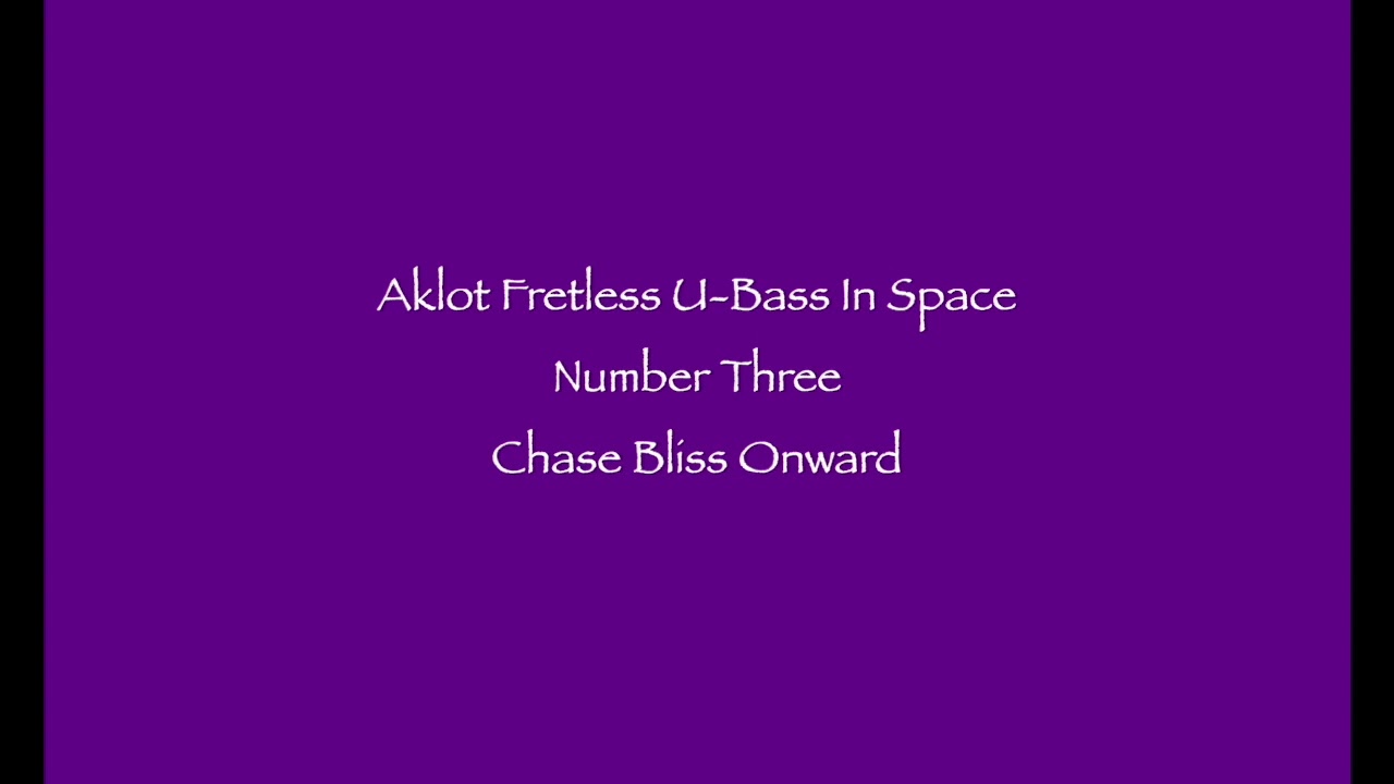 Aklot Fretless U-Bass in Space 3, Rupert Chappelle