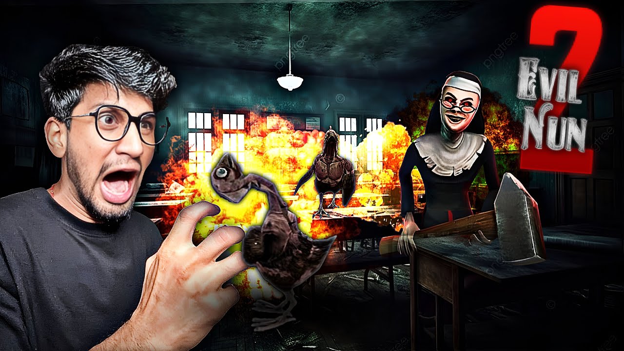 HORROR GAME SCHOOL ESCAPE IN EVIL NUN 2 ( CHAPTER: THIS IS WAR )