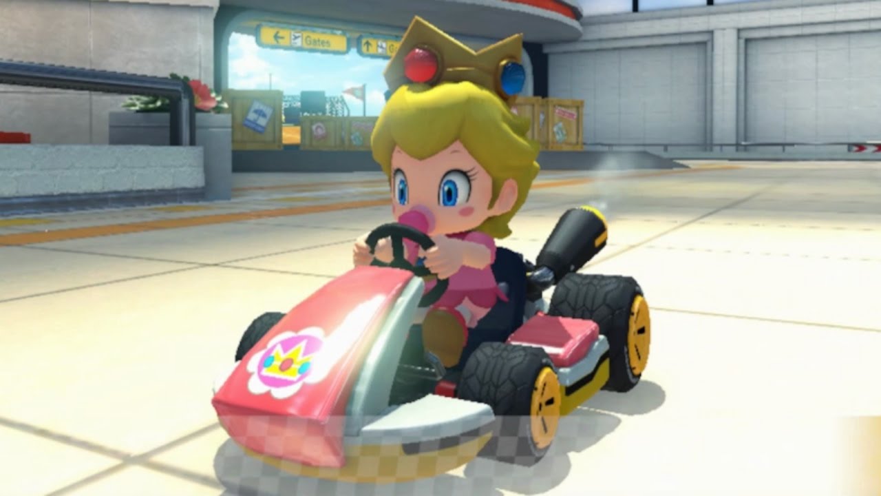 Mario Kart 8 Baby Peach Gameplay HD