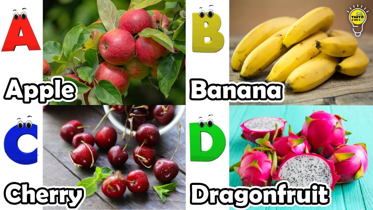 Fruits Alphabet song for Children | Fruit ABC Song | Phonics for Kids | Alphabet Letters