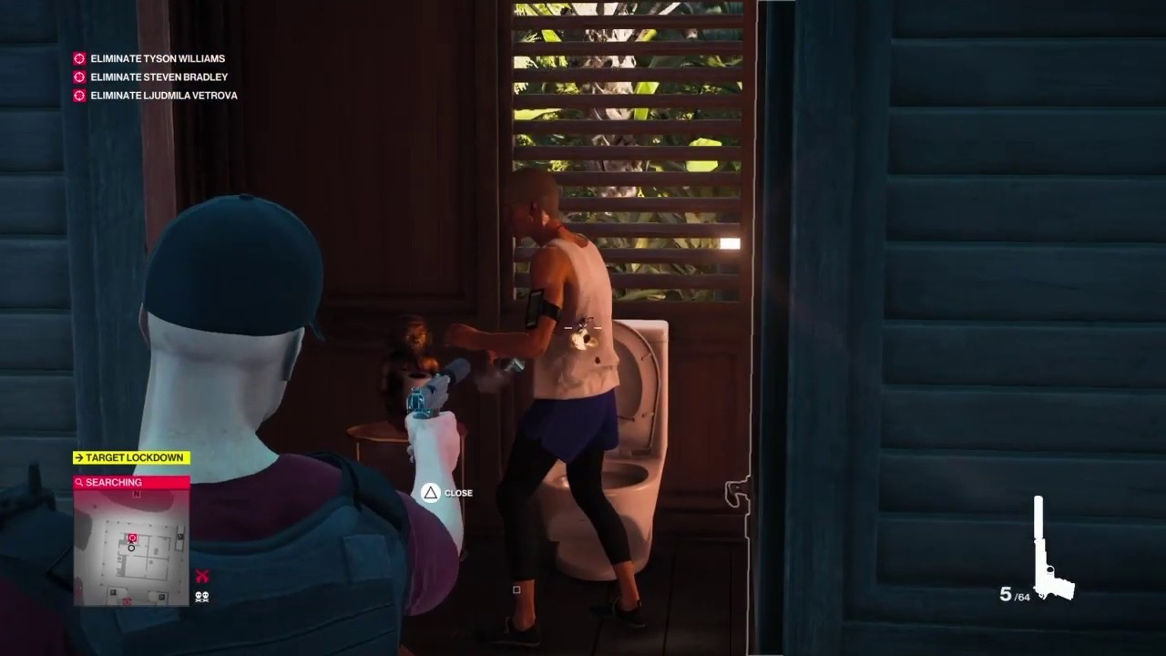 Hitman 2, Haven Island [Trigger Point Therapy Challenge]