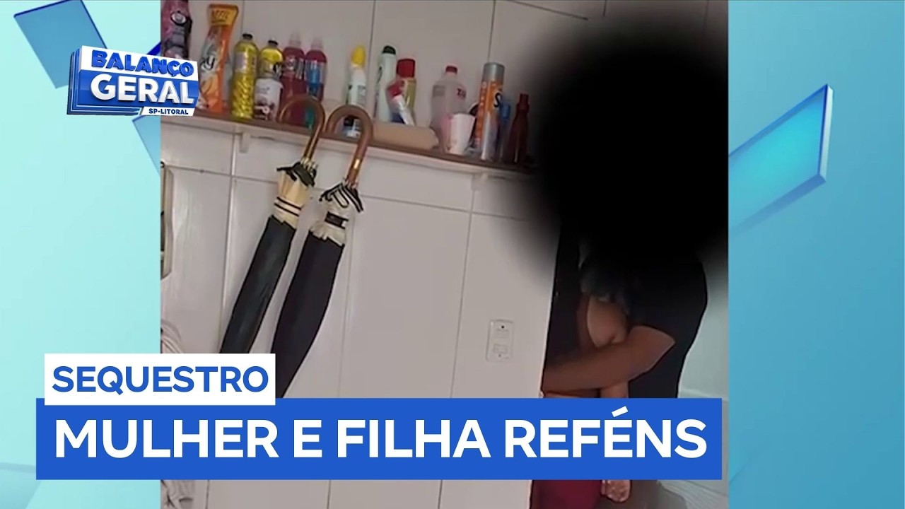 Homem mantém esposa e filha reféns por quatro horas dentro de casa em Guarujá (SP)