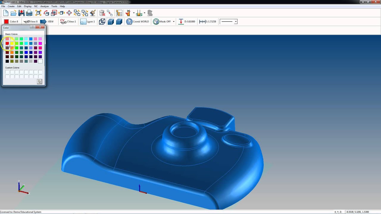 Learning the Interface Part 1 (Surfcam)
