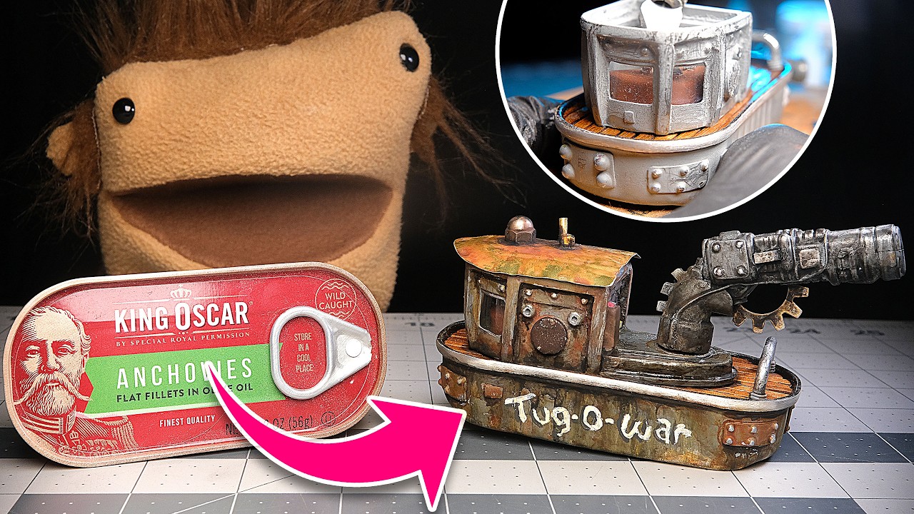 How to build a SARDINE CAN WAR BOAT! (Scabz!)