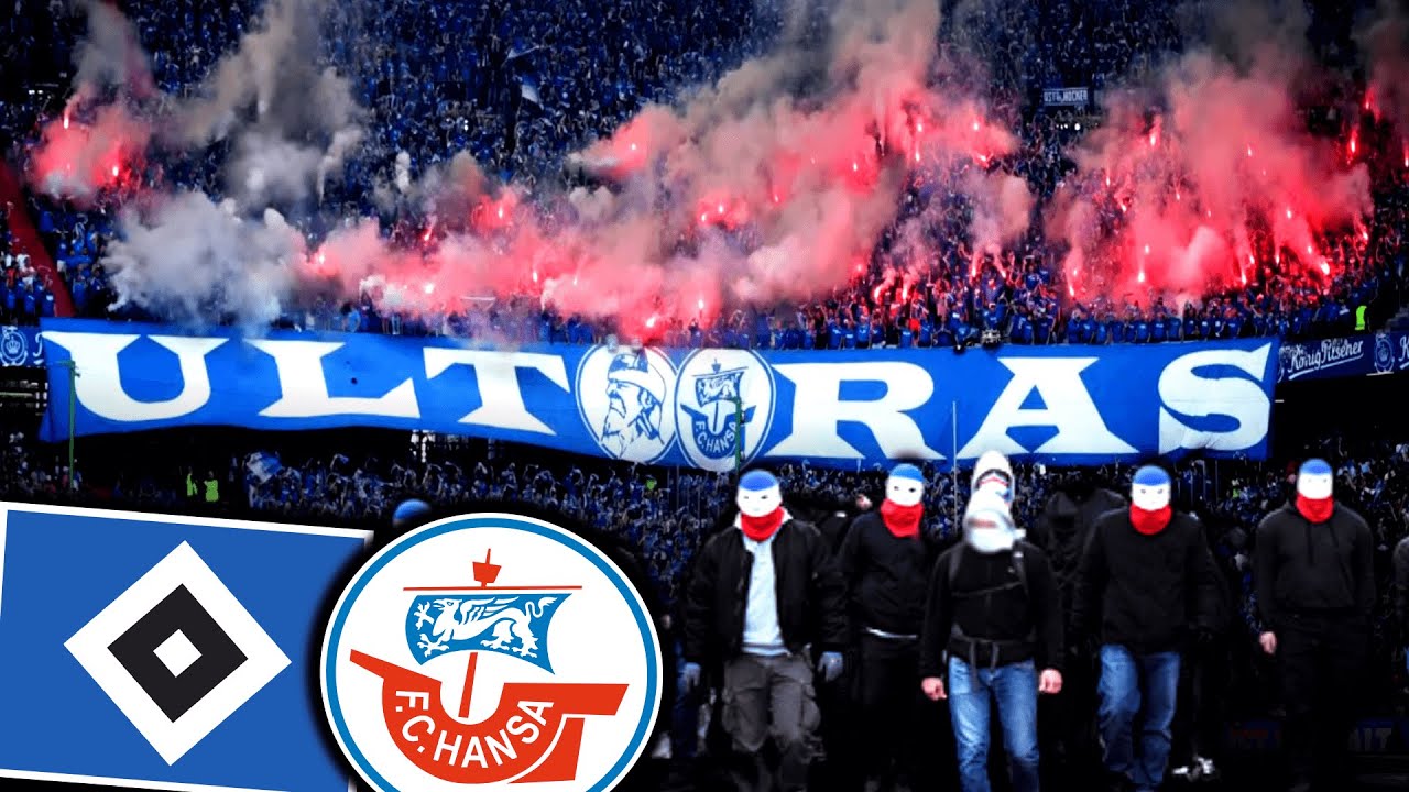 Festnahmen, Gezogenes Material & Provokante Spruchbänder! (HSV - Hansa)