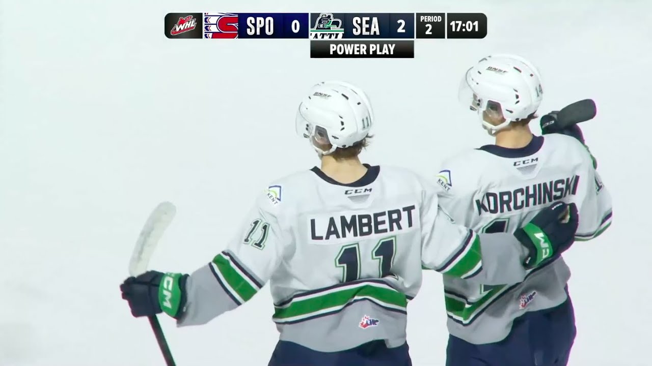 Winnipeg Jets top prospect Brad Lambert's insane Highlights with the Seattle Thunderbird in the WHL