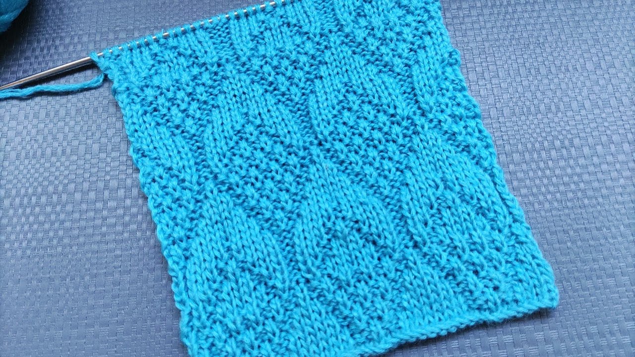 Fancy Stitch Knitting Pattern | Fantasiemuster stricken | Punto fantasia ai ferri | Punto fantas&iacute;a