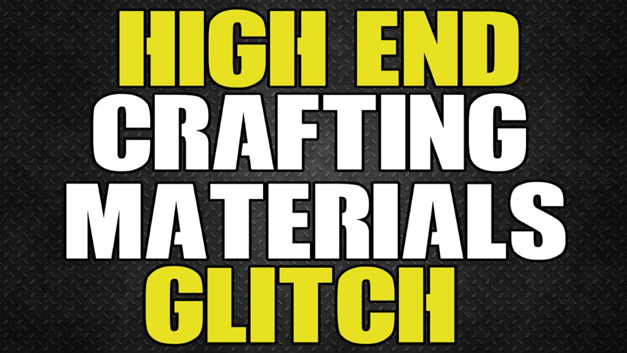 THE DIVISION - FASTEST WAY TO GET HIGH END ELECTRONICS, WEAPON PARTS & TOOLS! NEW MATERIALS GLITCH