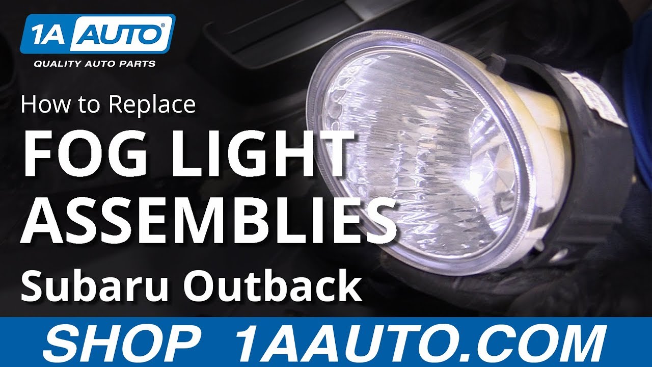 How to Replace Fog Light Assemblies 10-14 Subaru Outback