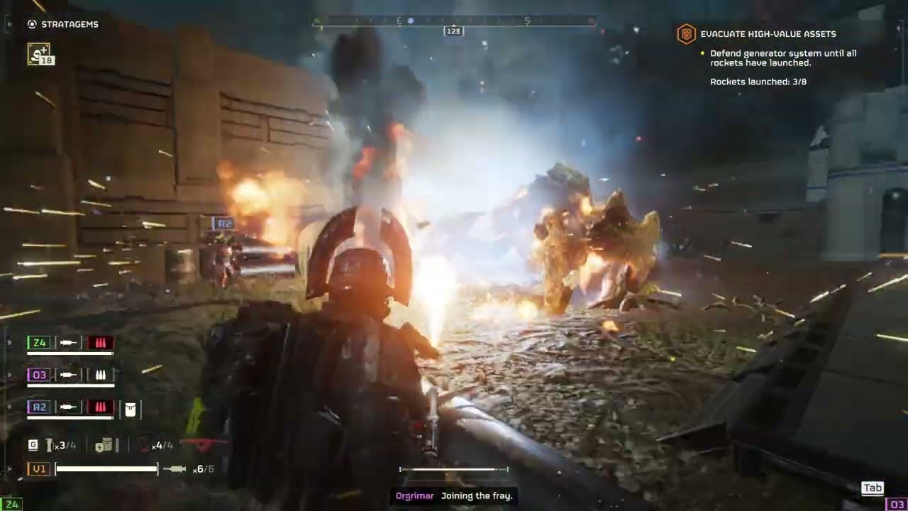 Flamethrower on Termanids feels so good! (Helldivers 2, no commentary)