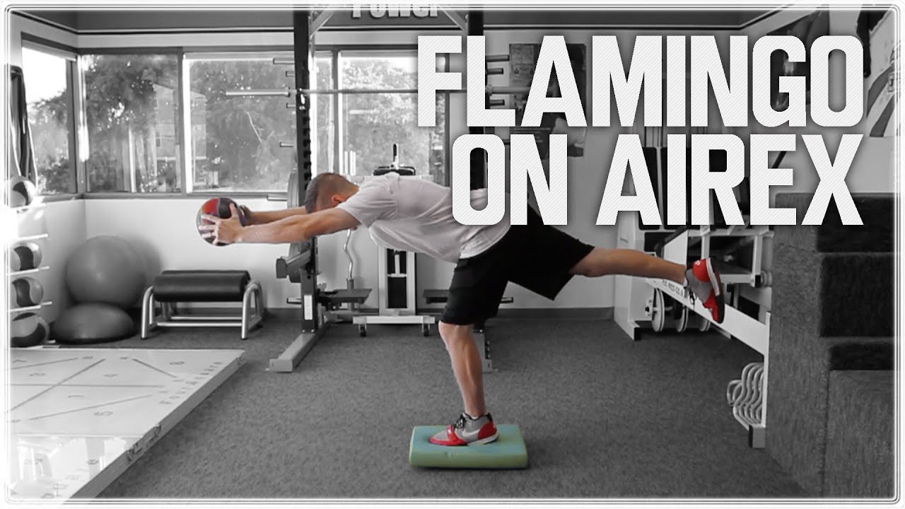 Flamingo on AIREX Pad | Single Leg Balance, Strength & Stability