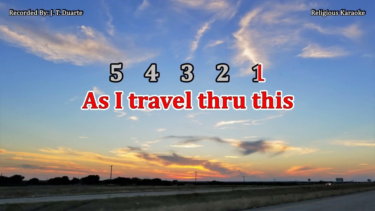 Jesus Hold My Hand - Key of D (Karaoke)