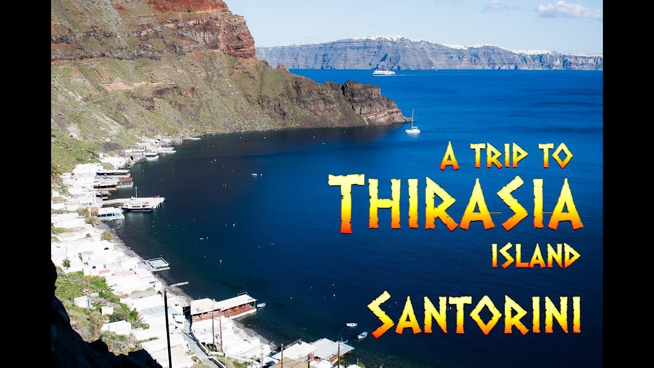 A trip to Thirasia island in Santorini, Greece