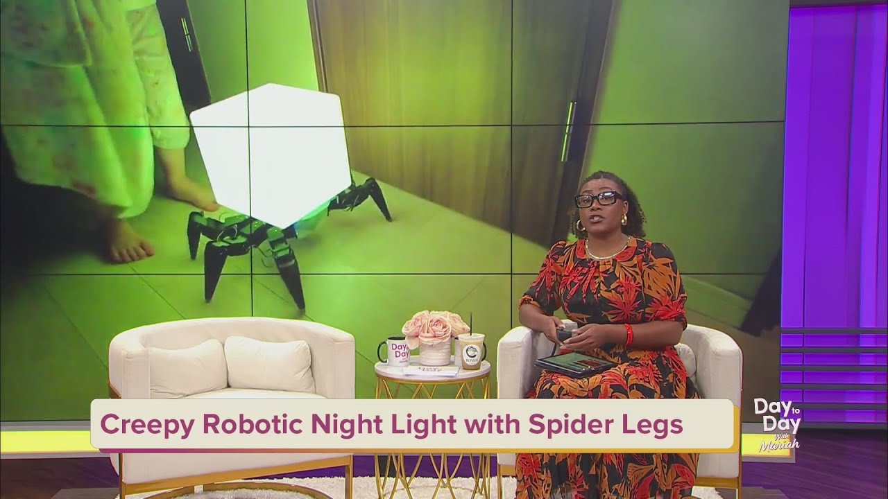 Creepy Robotic Night Light with Spider Legs | June 10, 2025 | Day to Day with Mariah