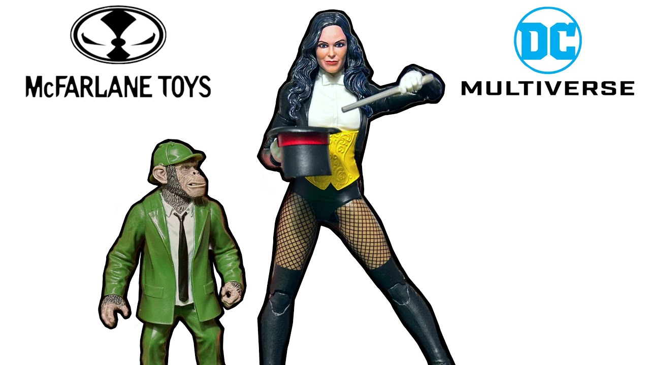 Обзор коллекционного издания DC Multiverse от McFarlane Toys: Затанна и Детектив Шимпанзе.