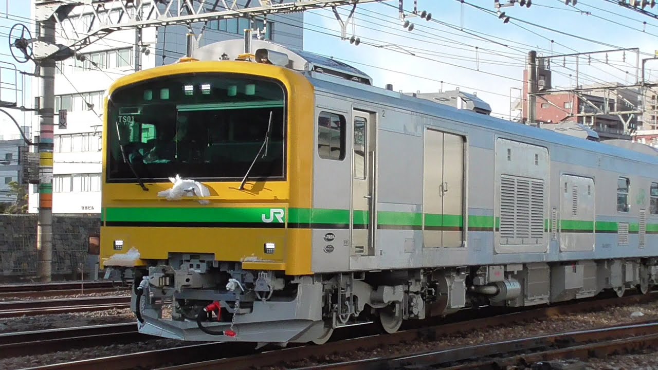 2021年1月29日　ついに高崎にやってきた!!  新型 事業用電気式気動車 GV-E197系 JR東日本 高崎車両センター 高崎支所 所属 TS01編成