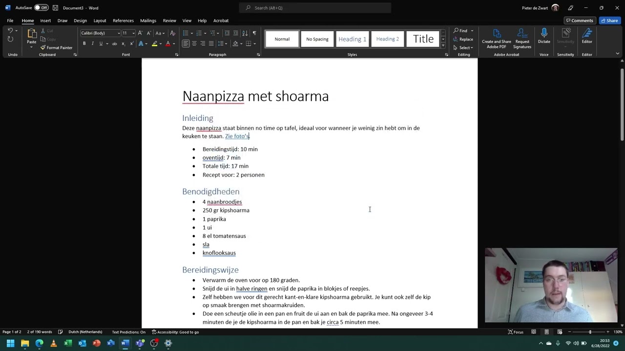 Verwijzen/linken naar een kopje in een Word document