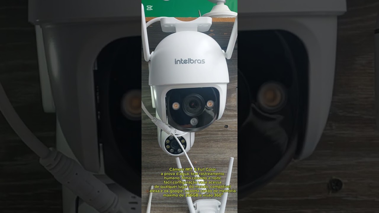 Câmera externa inteligente Wi-fi Full HD 360⁰ iM7 S Full Color 
