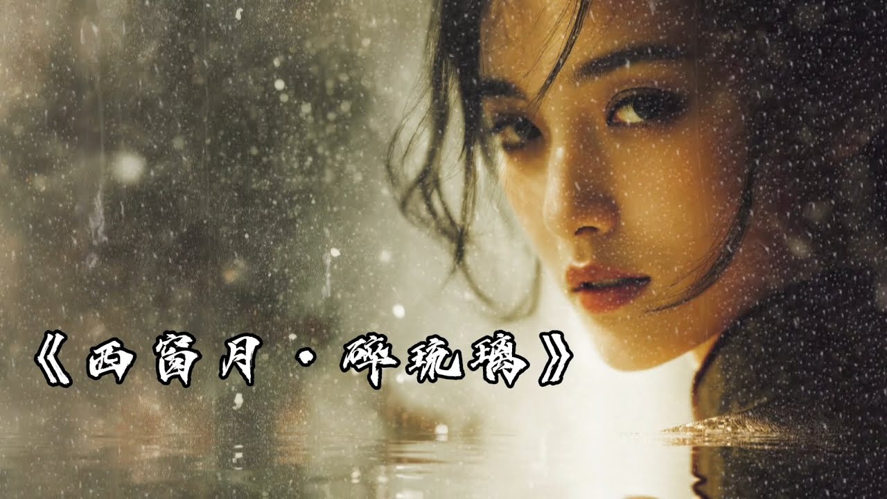 《西窗月•碎琉璃》碎片握在手裡，割傷了自己，卻分不清……是因為不自知？還是明知道會痛，卻怎麼都不肯放手？｜頌-心意  ×  霧月 Xiaoloulou｜ ＃霧月詞 #心意詞