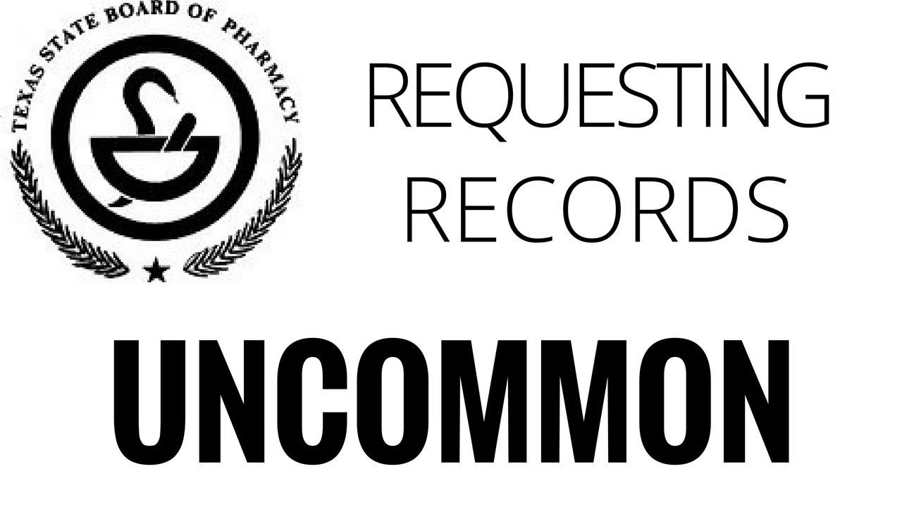 Open Records - How to Request Uncommon Records