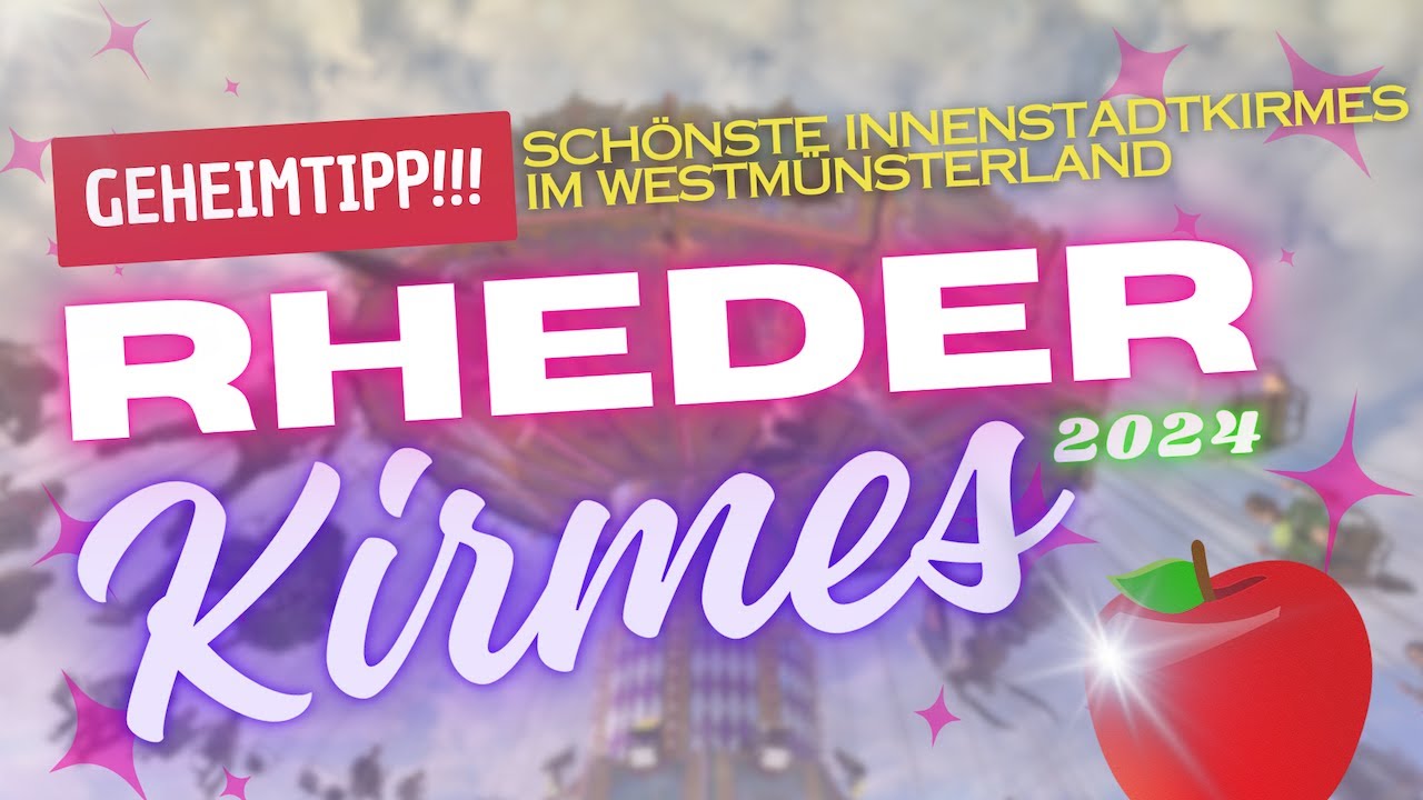 🎡🎢🎠 Rheder Kirmes 2024 🤩 Psst: Geheimtipp!!! 🤫 Sch&ouml;nste Innenstadtkirmes im Westm&uuml;nsterland 😍 4K