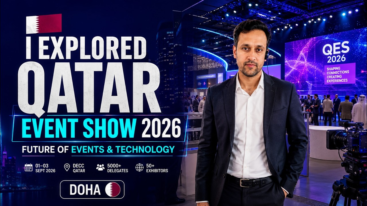 I Explored Qatar Event Show 2026 | Inside Doha's Future of Events & Technology | Vlog#128