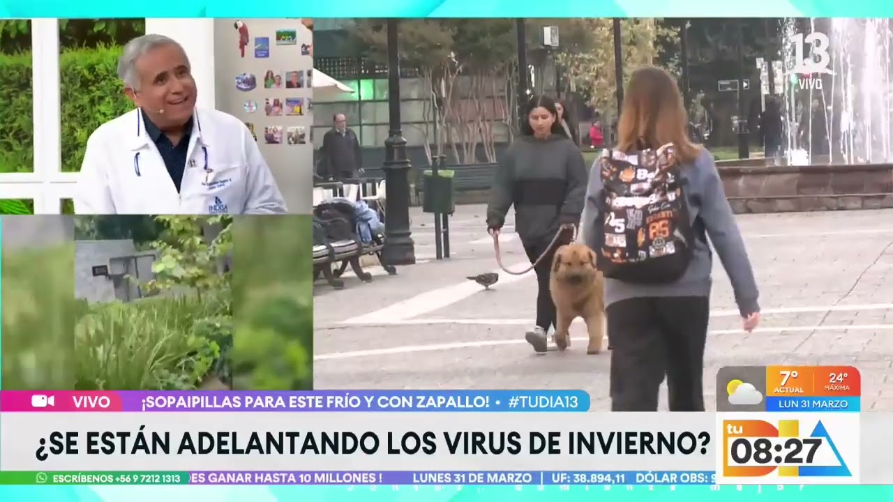 Doctor Ugarte explica adelanto en llegada de virus respiratorios y cómo diferenciarlos | Tu Día |