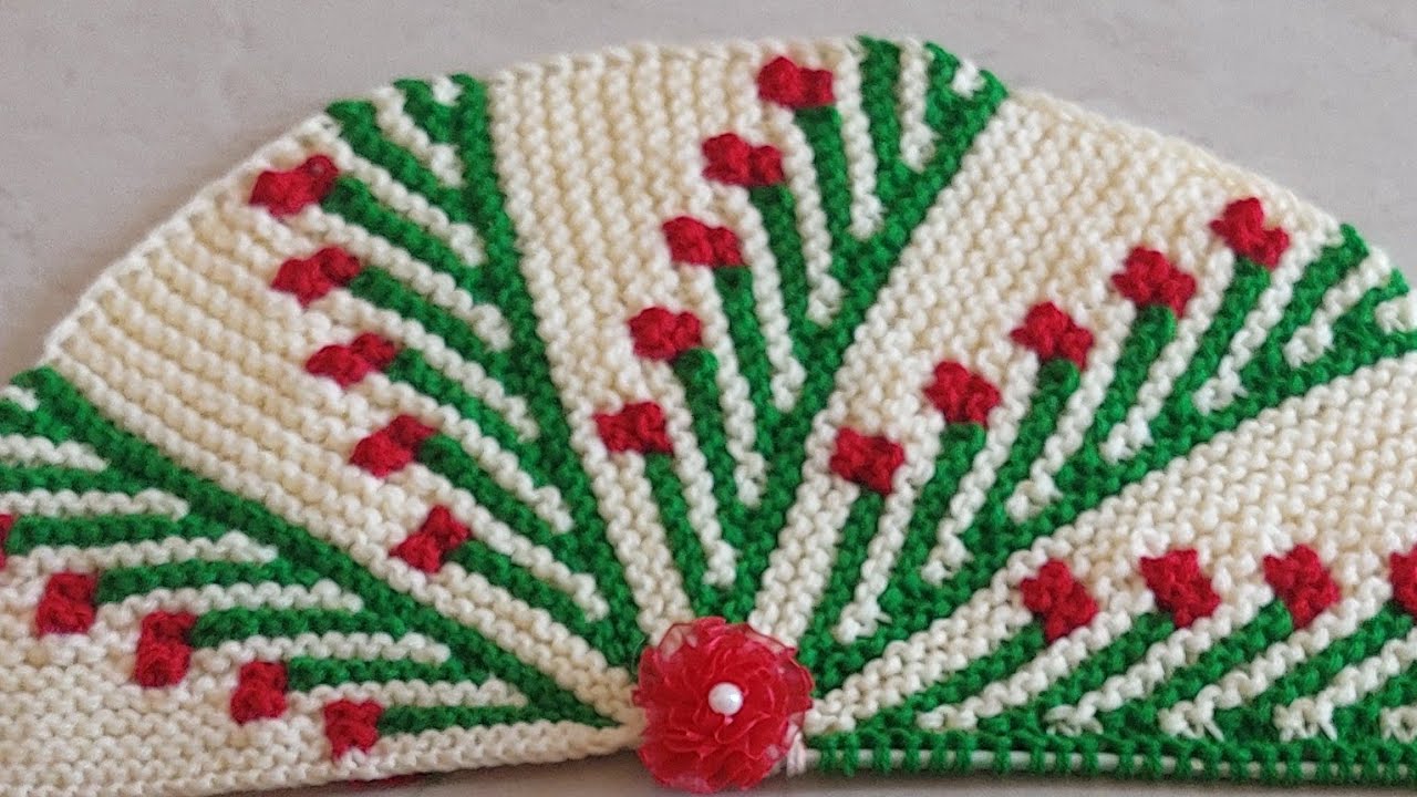 फूल वाला बहुत ही सुंदर सा आसानी से बनाए ये पायदान || Tablemat/Thalposh