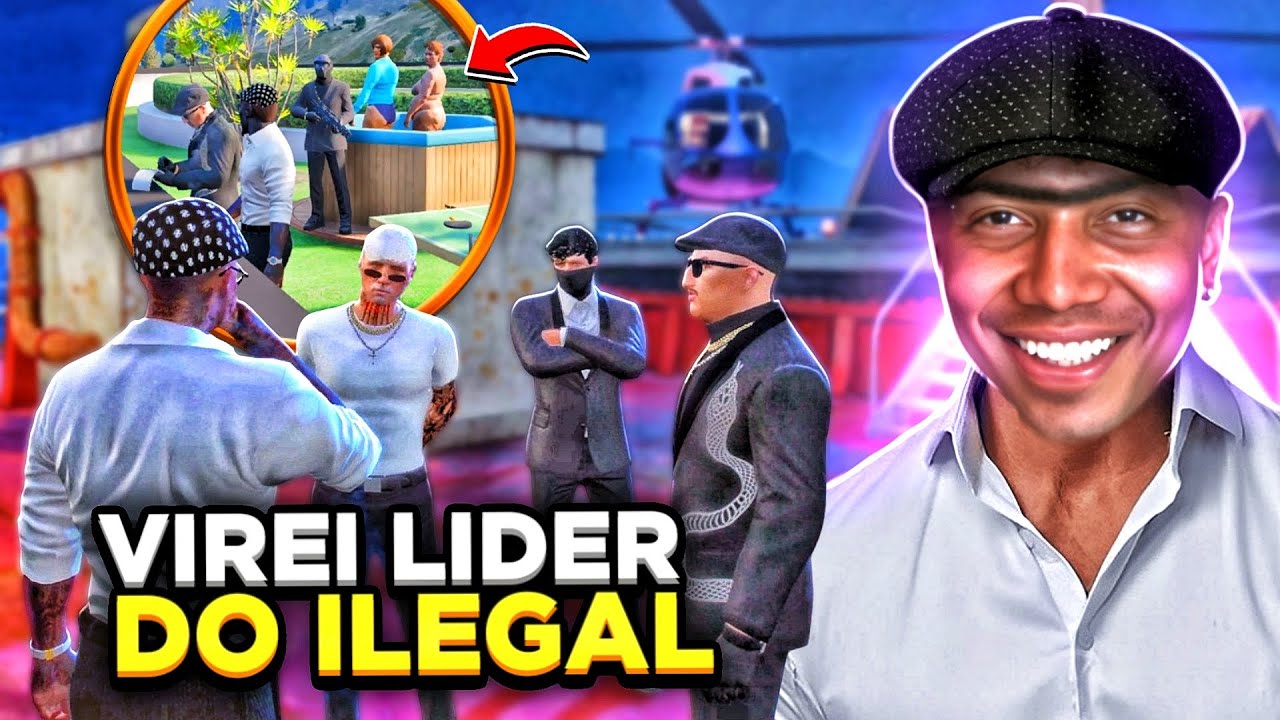 VIREI LIDER do ILEGAL 😈 VAI IR PRO MÉXICO 🌮 JILSU no GTA RP