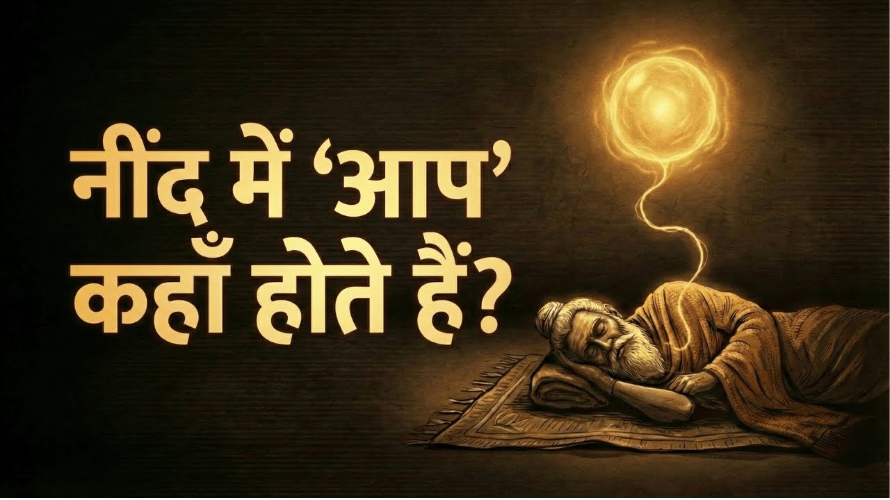 👉 नींद में 'आप' कहाँ होते हैं? | Sushupti: The Vedic Secret of Deep Sleep