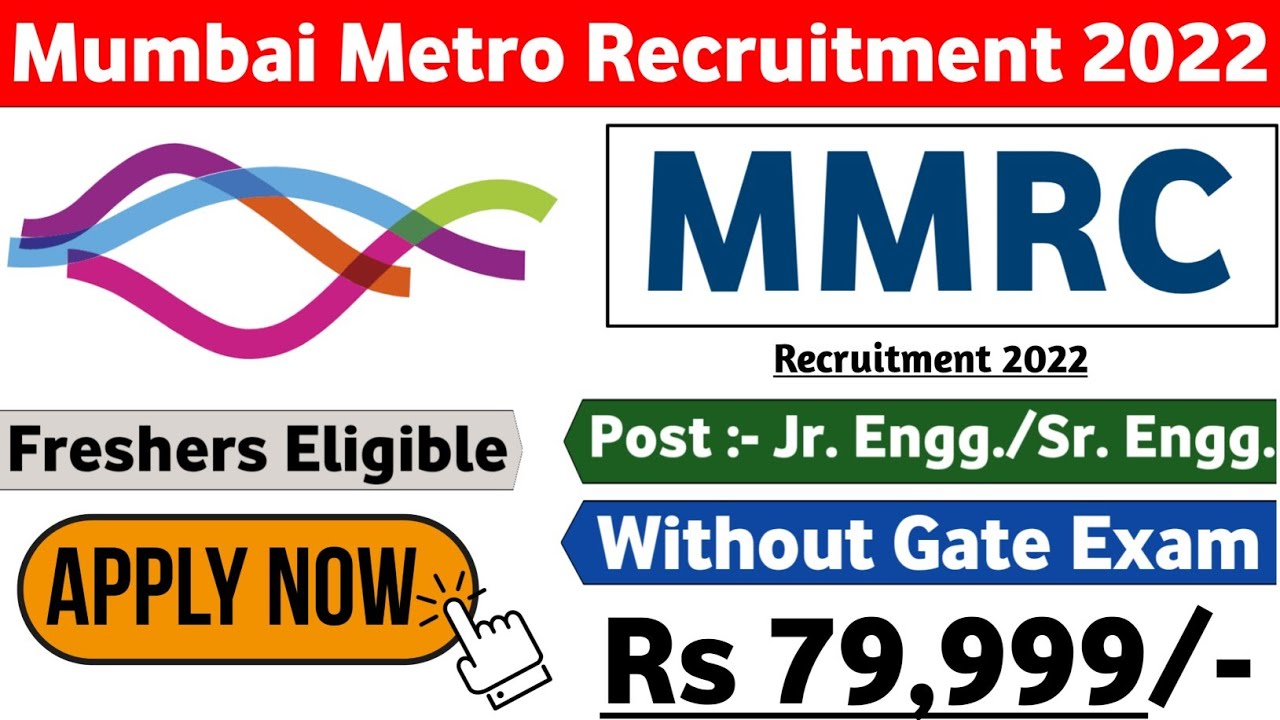 MMRCL Recruitment 2022 | MMRCL Junior Engineer Recruitment 2022 | MMRCL Jobs 2022 | PSU Jobs 2022