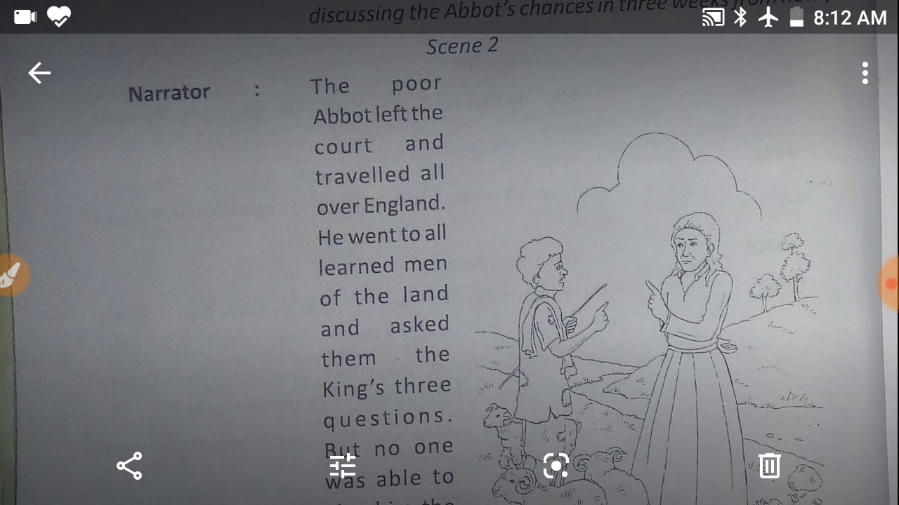 Sankardev Shisu Niketan Class 7 English textbook chapter 2| The Clever Shepherd part 2 in Assamese .
