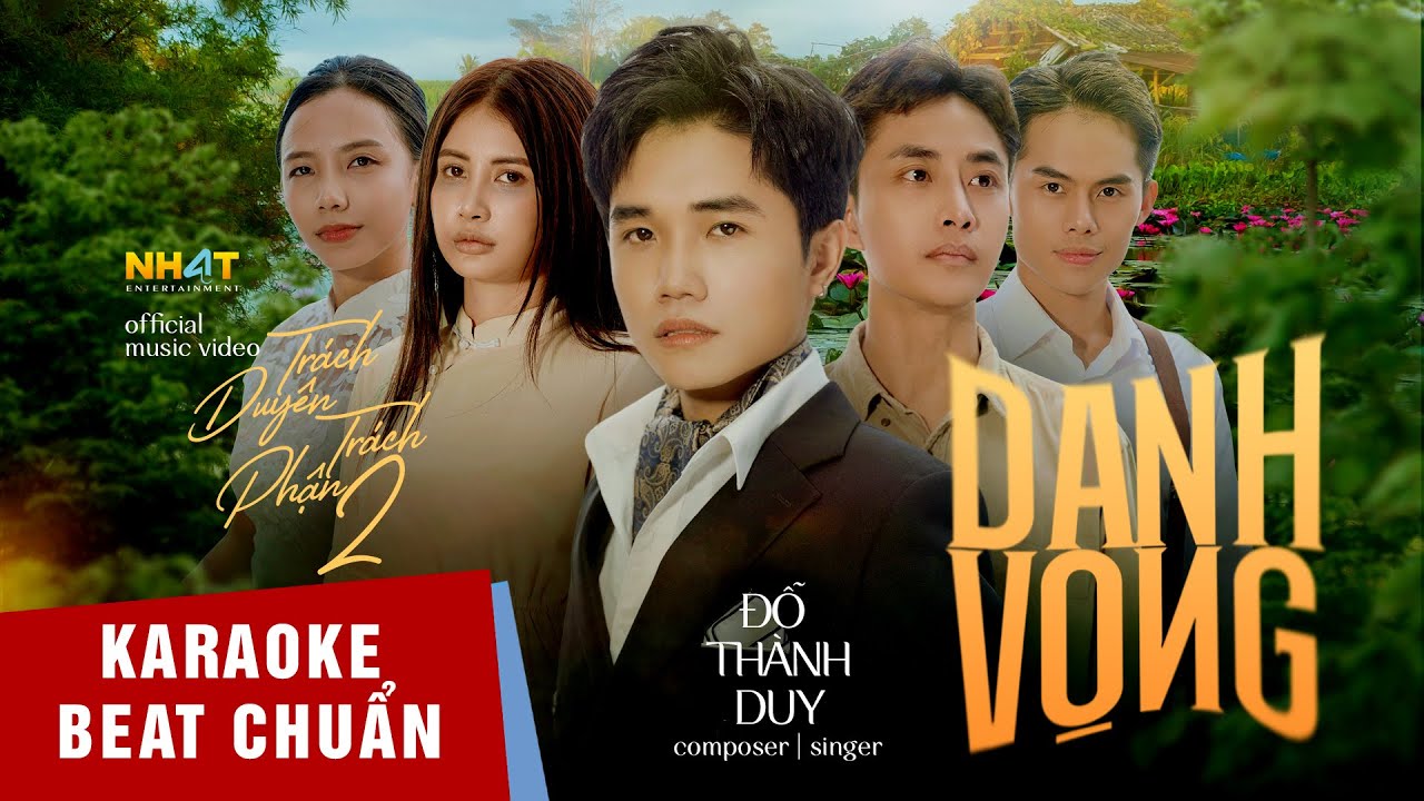 KARAOKE | Danh Vọng - Đỗ Th&agrave;nh Duy (Beat Chuẩn)