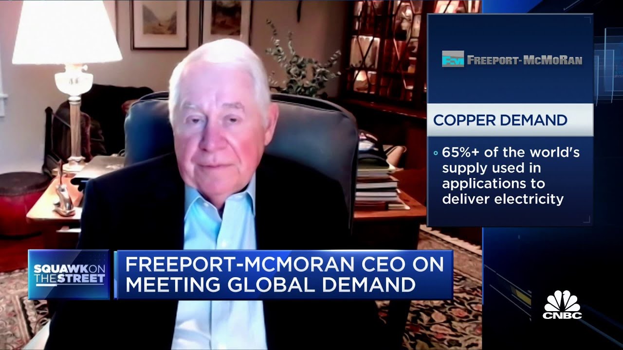 Copper demand will continue to boom: Freeport McMoran CEO