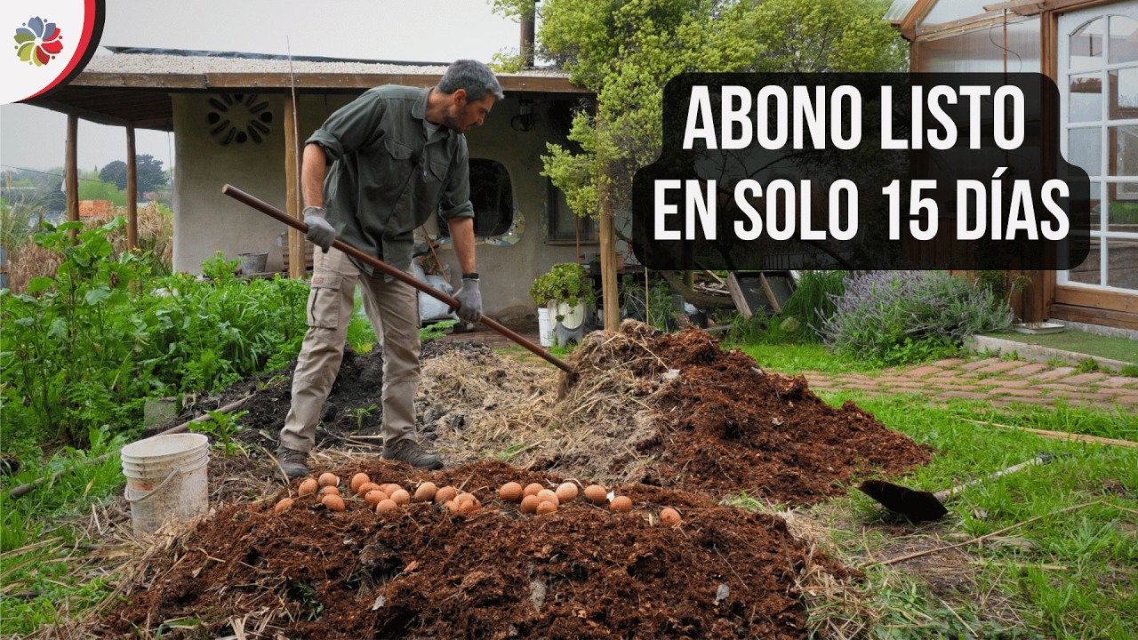 ABONO CASERO LISTO en 15 DÍAS – Así preparo un Bocashi en la MINI GRANJA 👨‍🌾
