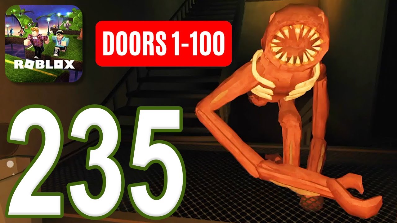Roblox Mobile - Gameplay Walkthrough Part 235 - Doors 1-100 (iOS, Android)