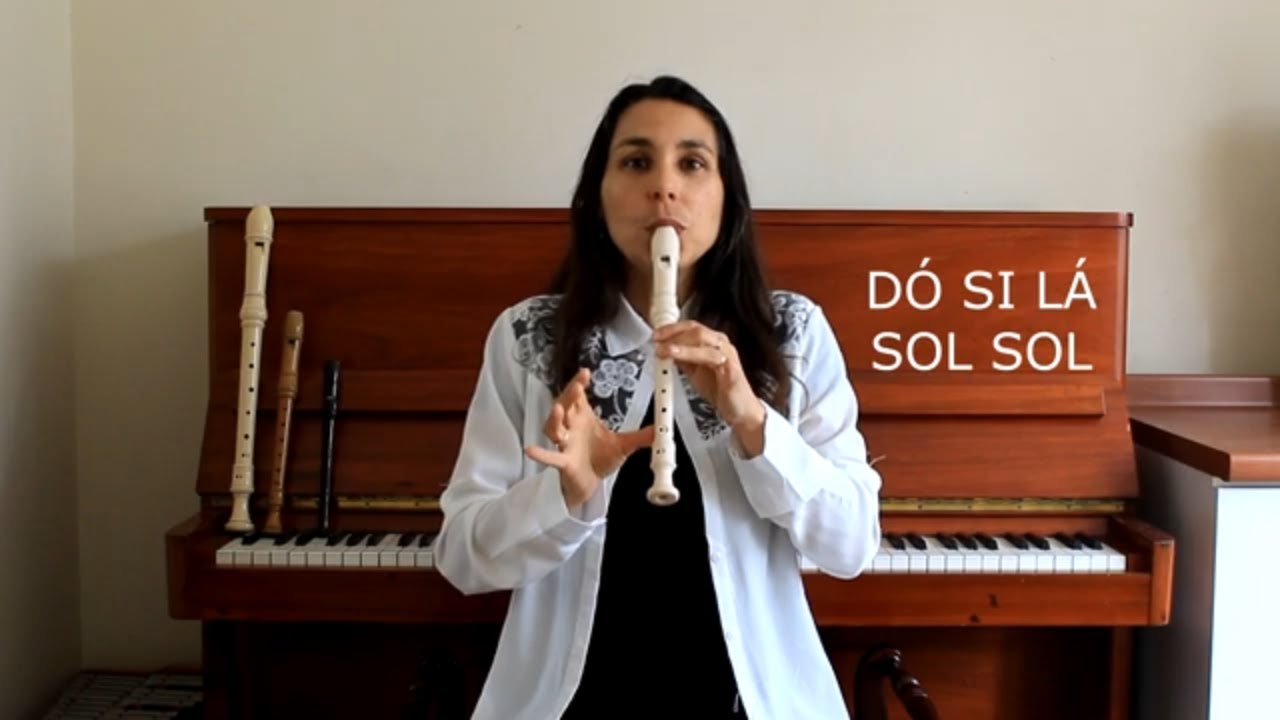 Flauta doce para crianças. Video 3