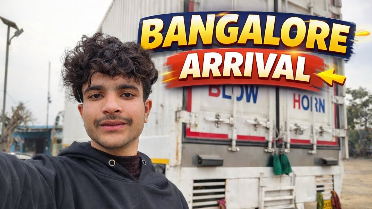 Finally aj ponch jaya ga banglor ( continue journey 🌴)