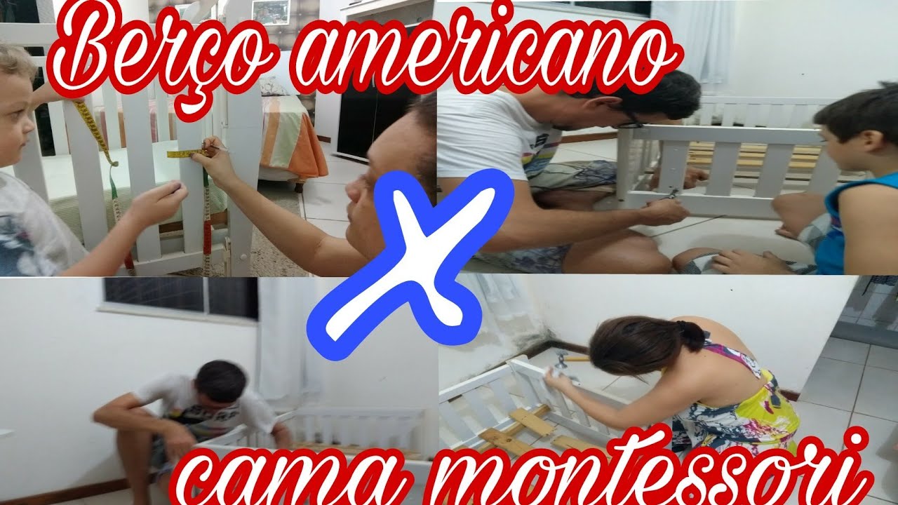 Transformando berço americano em cama montessori