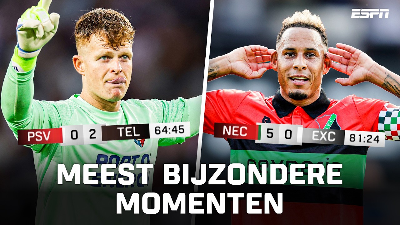 De 10 MEEST BIJZONDERE MOMENTEN in de VriendenLoterij Eredivisie van afgelopen maand 🤯
