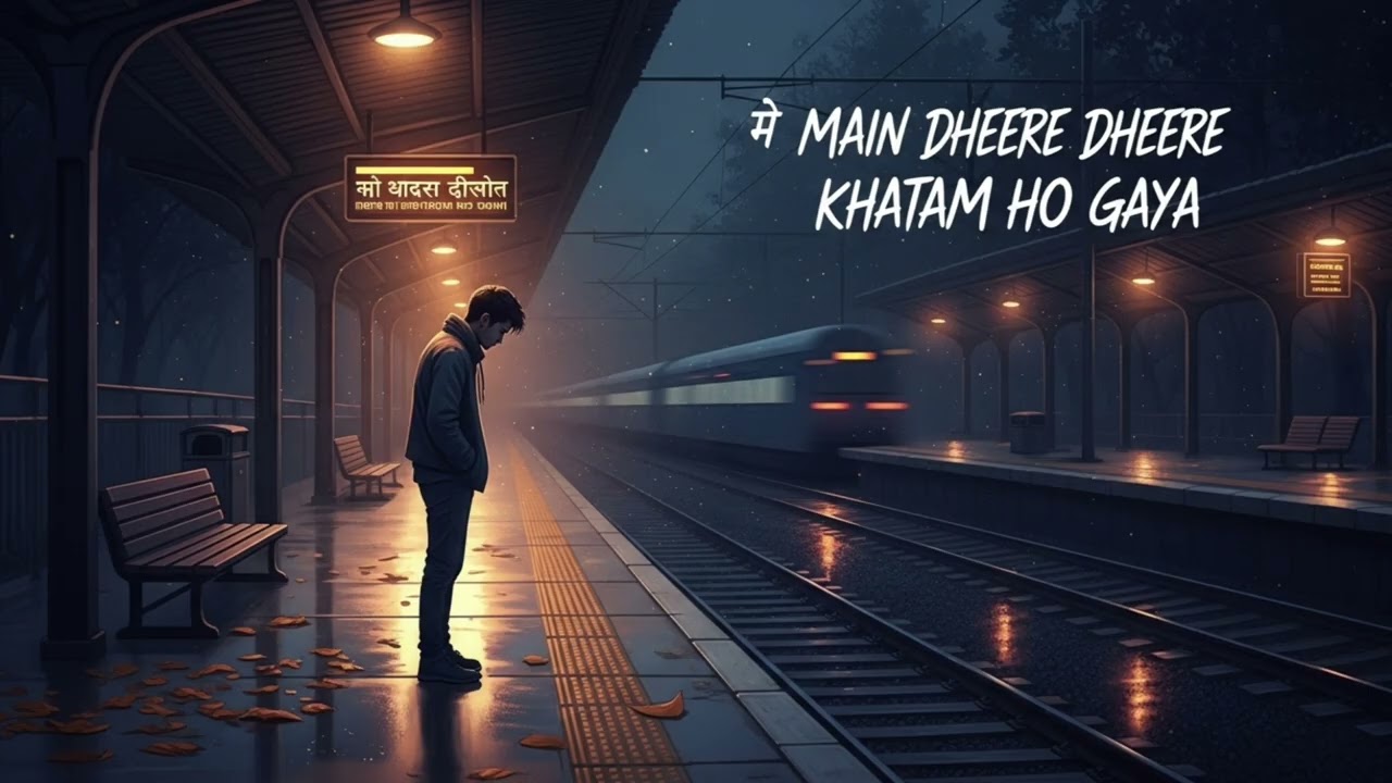 Main Dheere Dheere Khatam Ho Gaya 💔 | Heartbreaking Hindi Lo-Fi Song | Emotional Male Voice